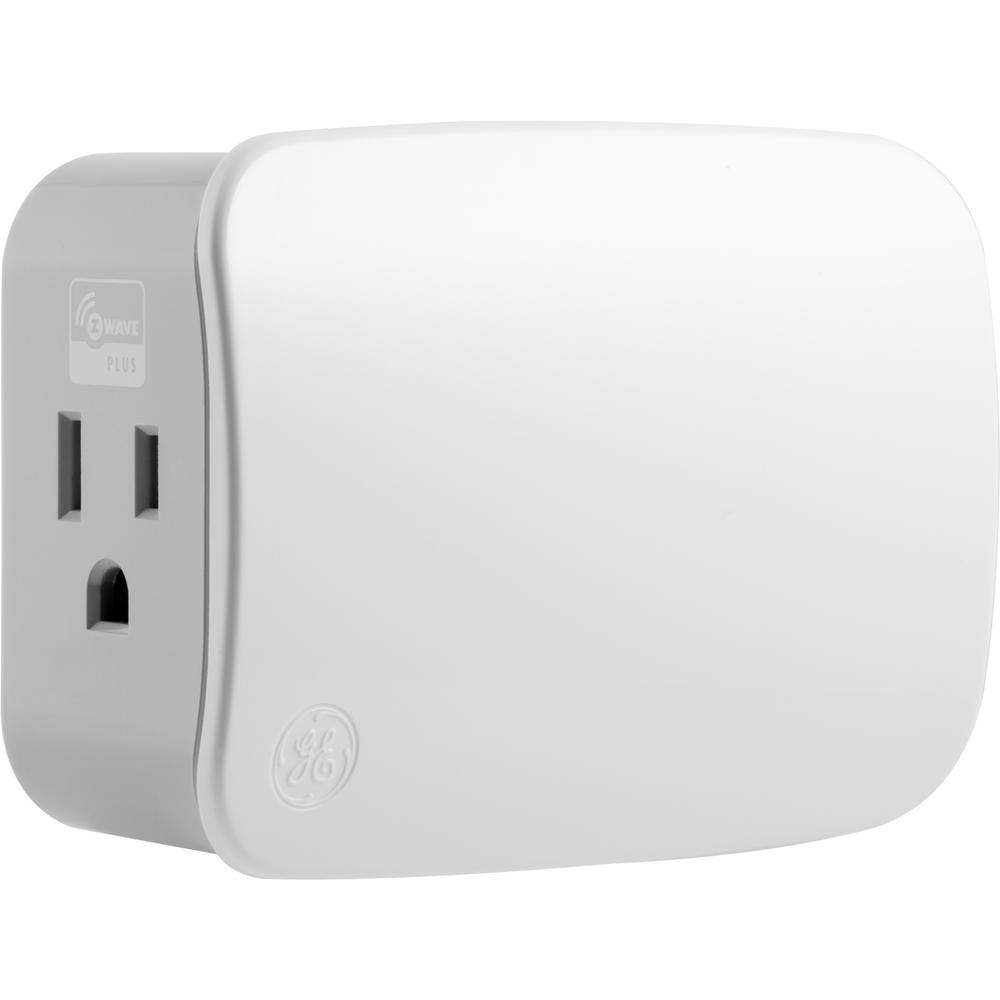 GE Single Plug ZWave Plus PlugIn EZ Smart Switch28169 The Home Depot