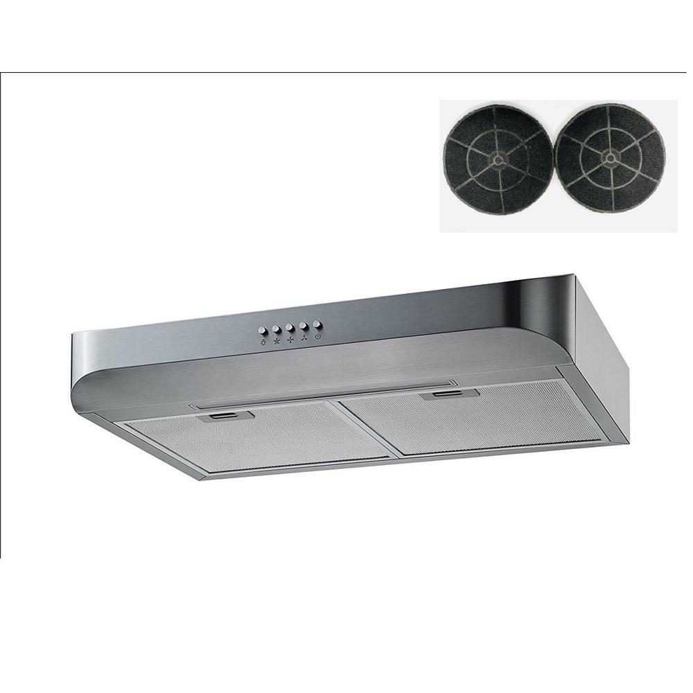Winflo 30 in. Convertible 350 CFM Under Range Hood in Stainless