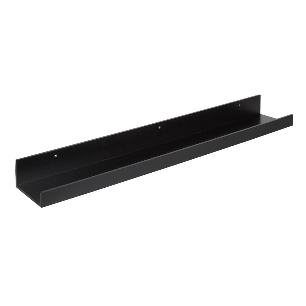 Kate And Laurel Levie 7 In X 42 4 Black Mdf