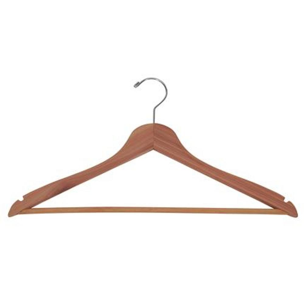Honey-Can-Do HNGT01195 Lightweight Tubular Hangers White 60-Pack