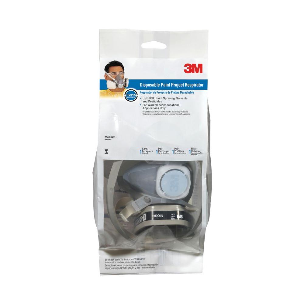 3M Medium Mold and Lead Paint Removal Respirator Mask6297PA1A The