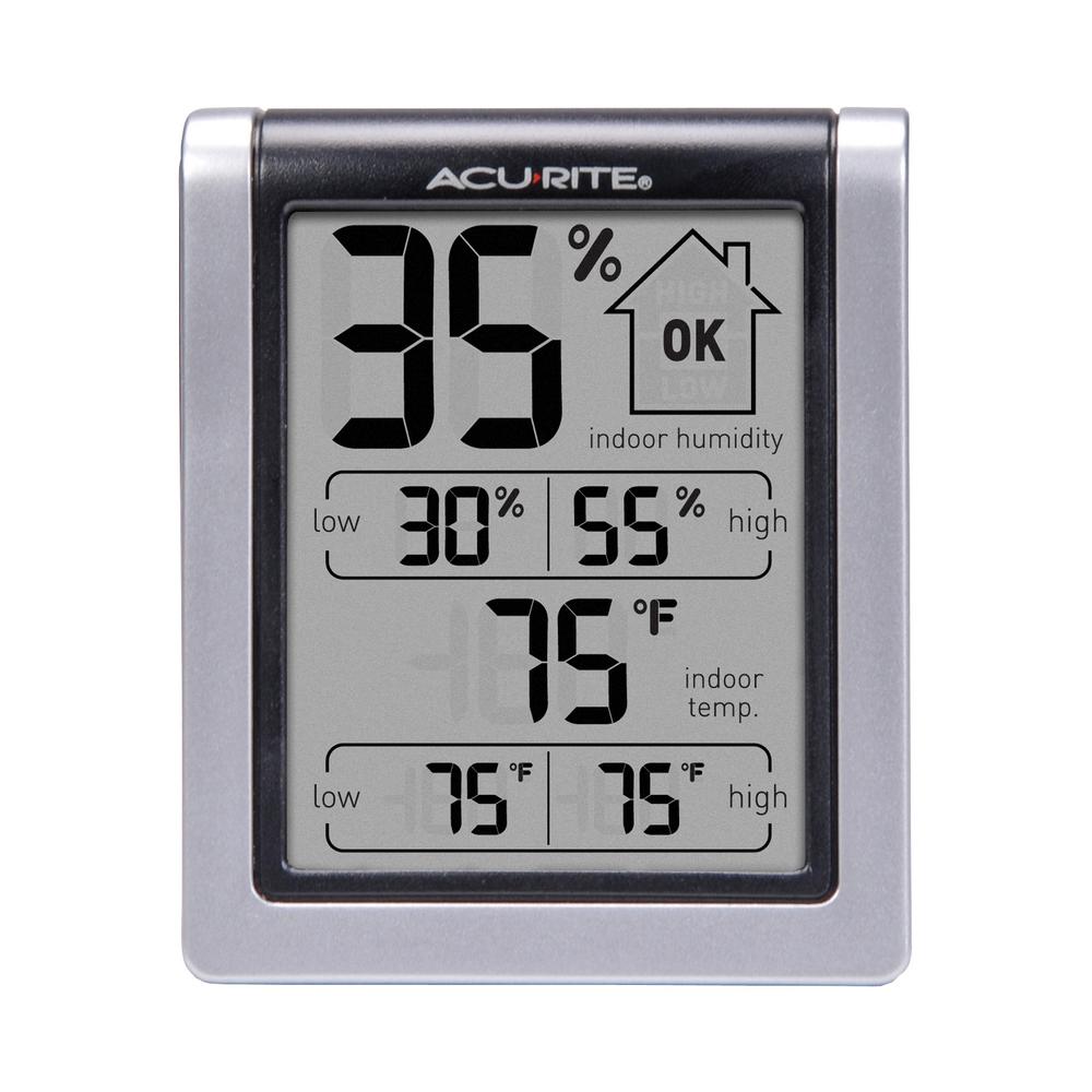 AS/_ Mini Digital LCD Display Humidity Temperature Gauge Monitoring Temp thermome