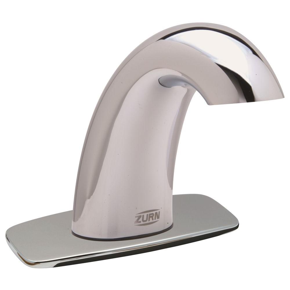 Zurn AquaSense Gooseneck DeckMount Touchless Bathroom Faucet with 1.5 GPM Aerator in Chrome