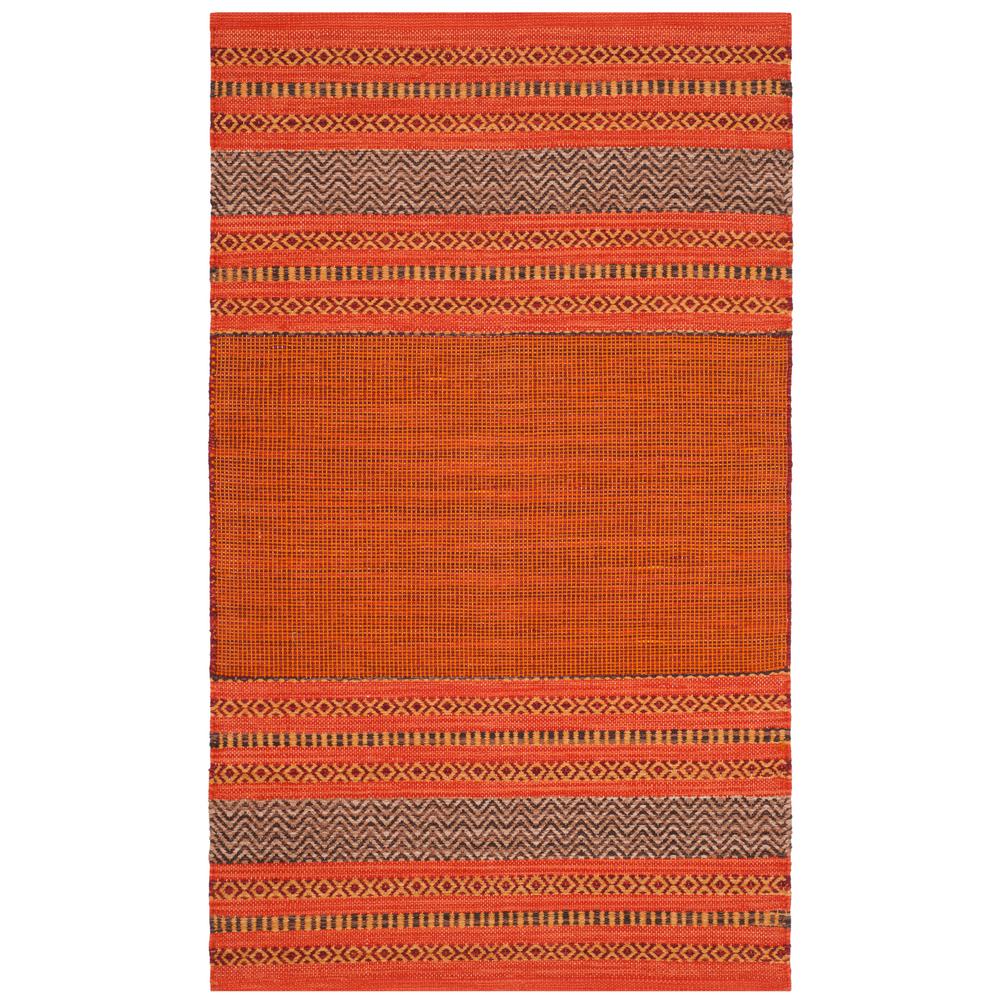 Safavieh Montauk Orange/Red 3 ft. x 5 ft. Area RugMTK214B3 The Home Depot