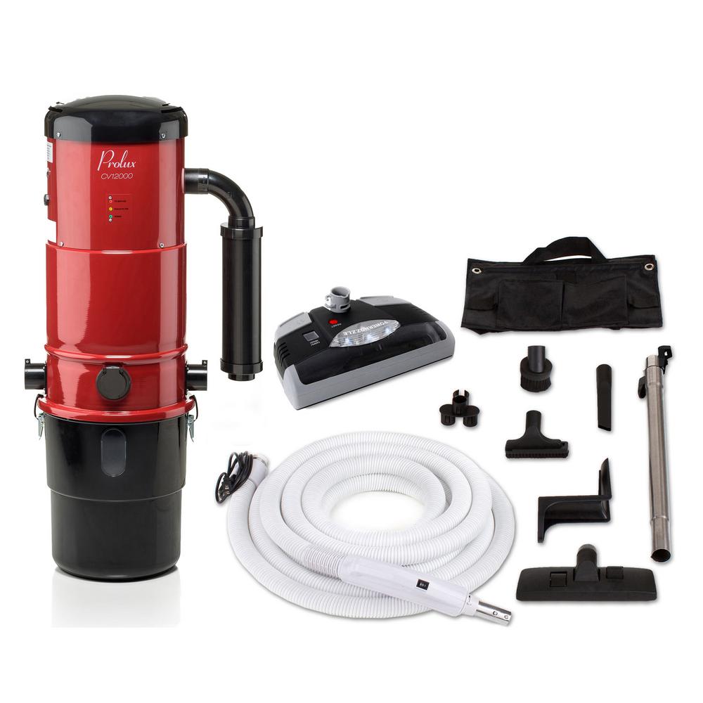 Husky Central Vacuum Flex with Accessories and Electric Power HeadFLEXNAEKITBB The Home Depot