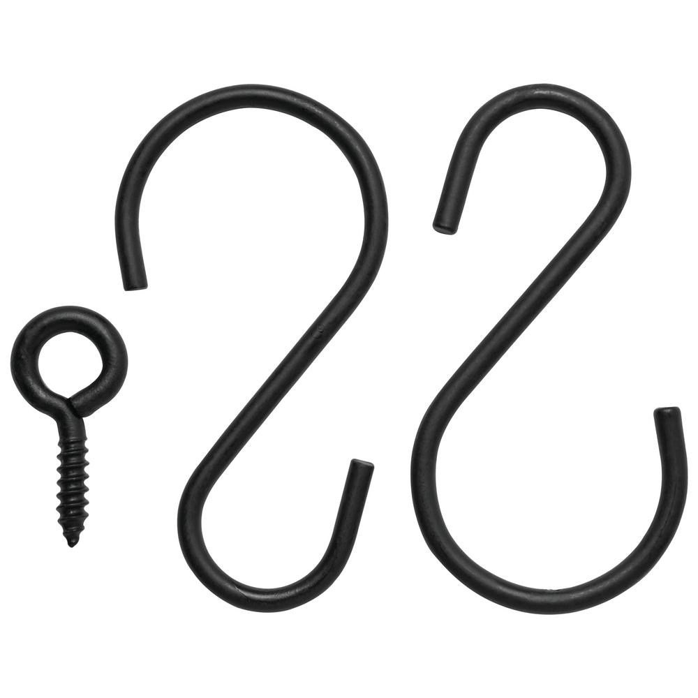 Vigoro 12 in Black Extender Hook Box Of 6