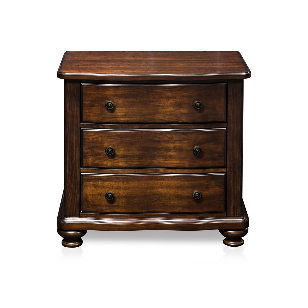 Cherry Nightstands Bedroom Furniture The Home Depot