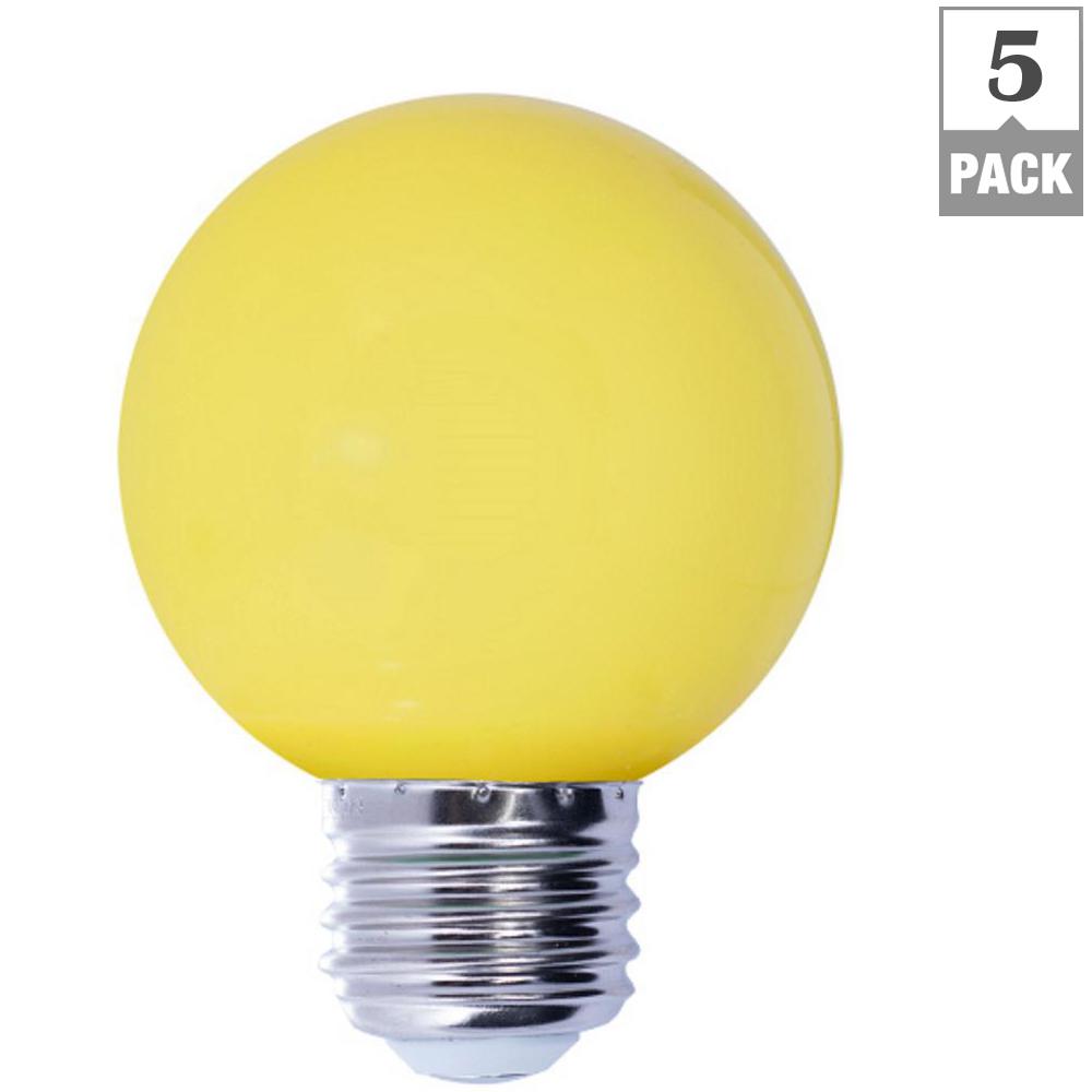 Yellow LED Bulbs Light Bulbs The Home Depot