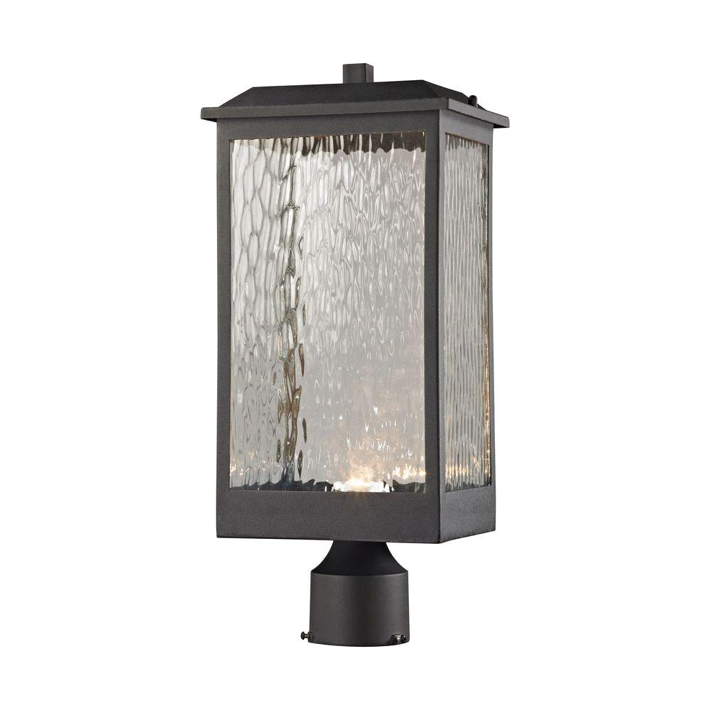 Titan Lighting Newcastle Matte Black Outdoor LED Post Mount-TN-75833