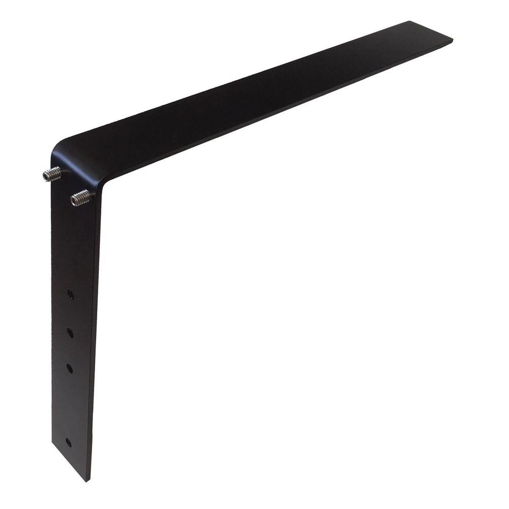 Low Profile 16 In Steel Countertop Support Adjustable Bracket In