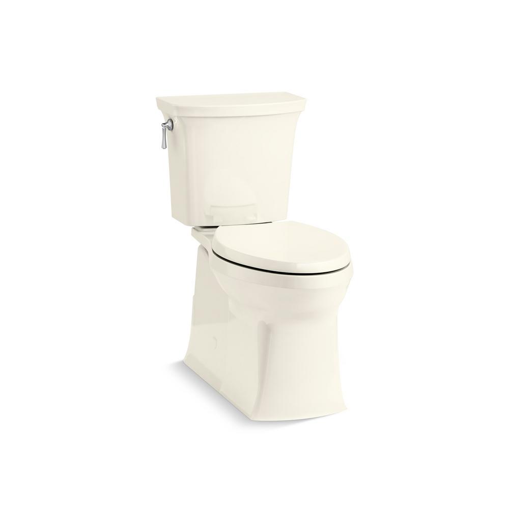 kohler corbelle comfort height revolution 360° 12 in rough in 2corbelle comfort height revolution 360° 12 in rough in 2 piece 1 28 gpf single flush elongated toilet in biscuit