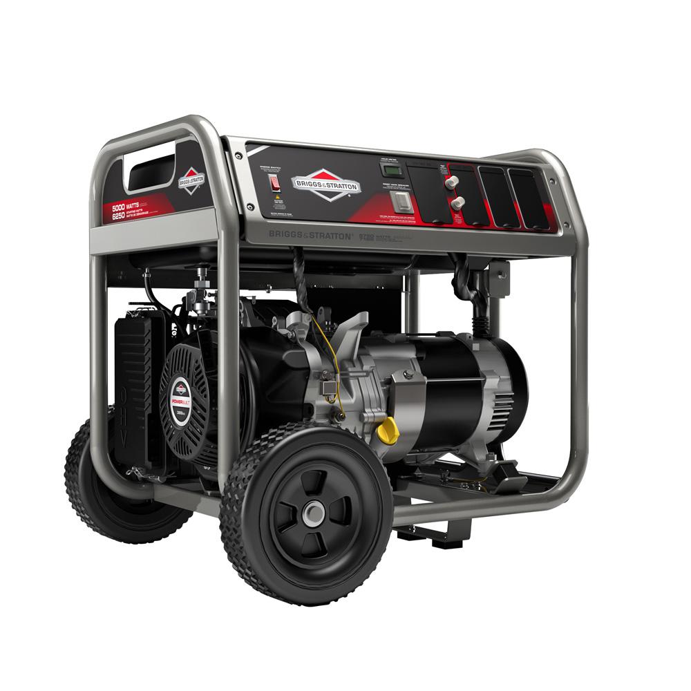 PowerBoss 5,250-Watt Gasoline Powered Recoil Start Portable Generator