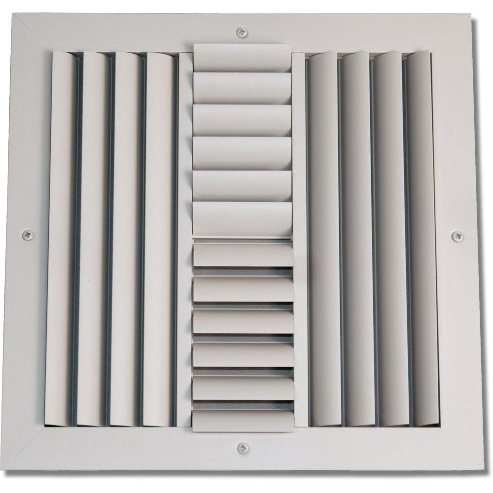 Sdi Grille 12 In X Aluminum 4 Way Ceiling Register White Sdi Grille 12 In X Aluminum 4 Way Ceiling Register