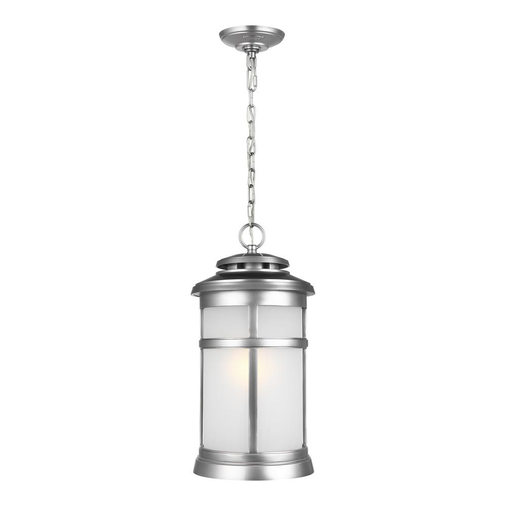 Coastal Nautical Outdoor Hanging Lights Ceiling Lighting Newport Painted Brushed Steel 1 Light Hanging Lantern