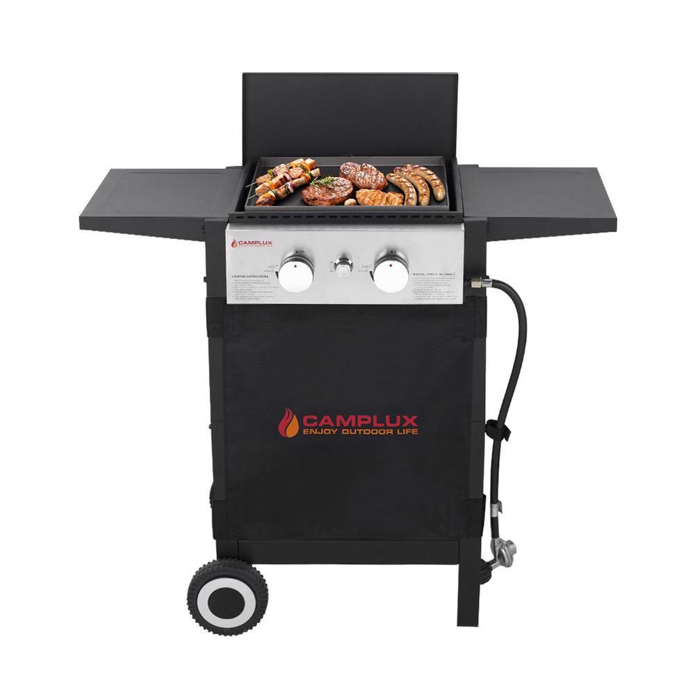 CAMPLUX ENJOY OUTDOOR LIFE Camplux 2Burner Propane Gas Griddle, Gas