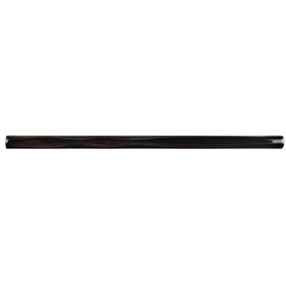 Merola Tile Rugoso Nero Brillo 3 8 In X 7 Ceramic Pencil Merola Tile Rugoso Nero Brillo 3 8 In X 7