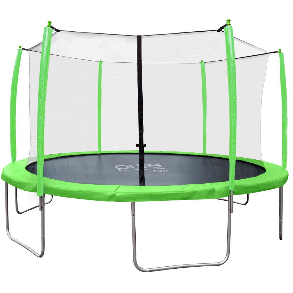 Pure Fun SupaBounce 14 ft. Trampoline with Enclosure9414TS The Home