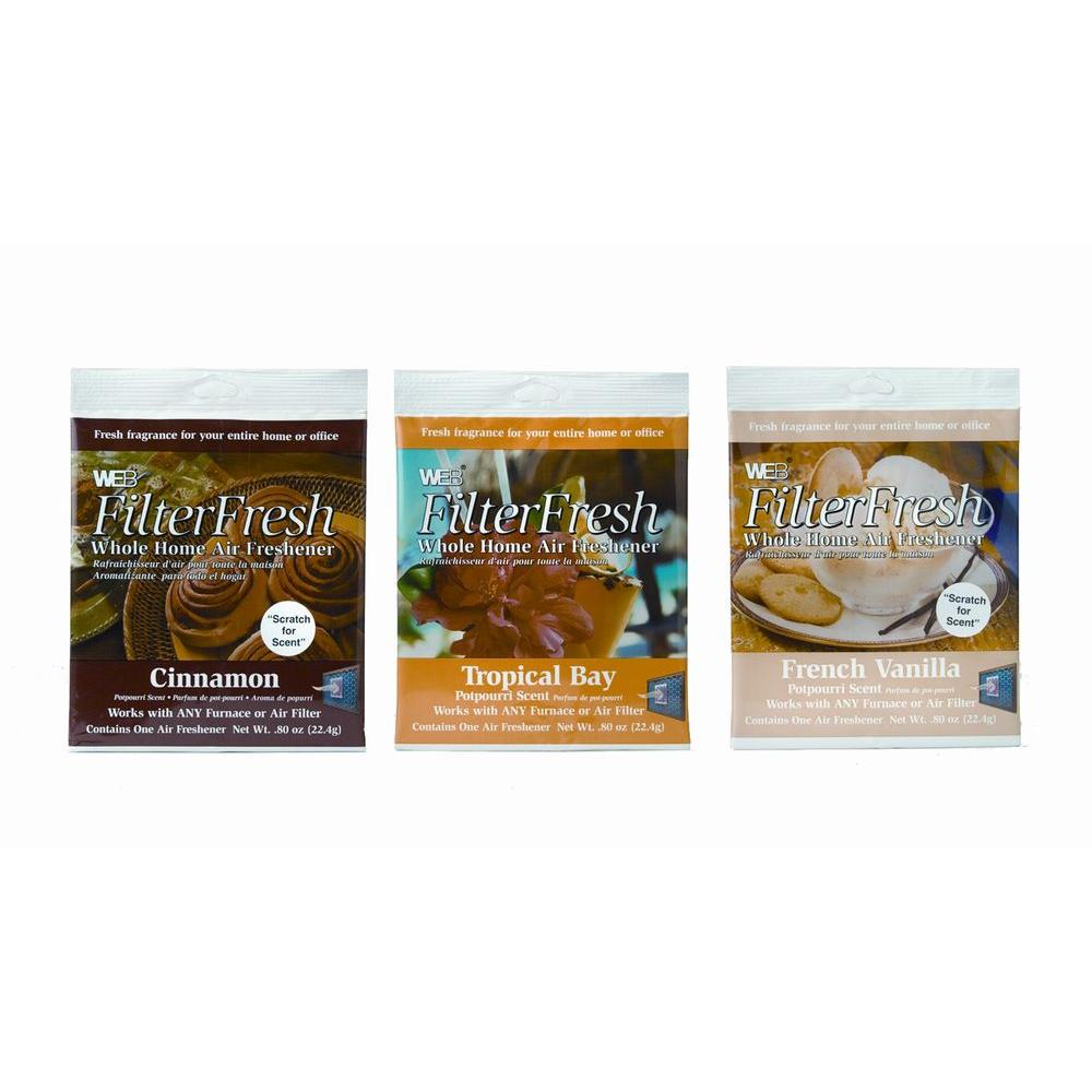 Air Freshener Whole Home  Filter Furnace Fresh Vanilla Cinnamon