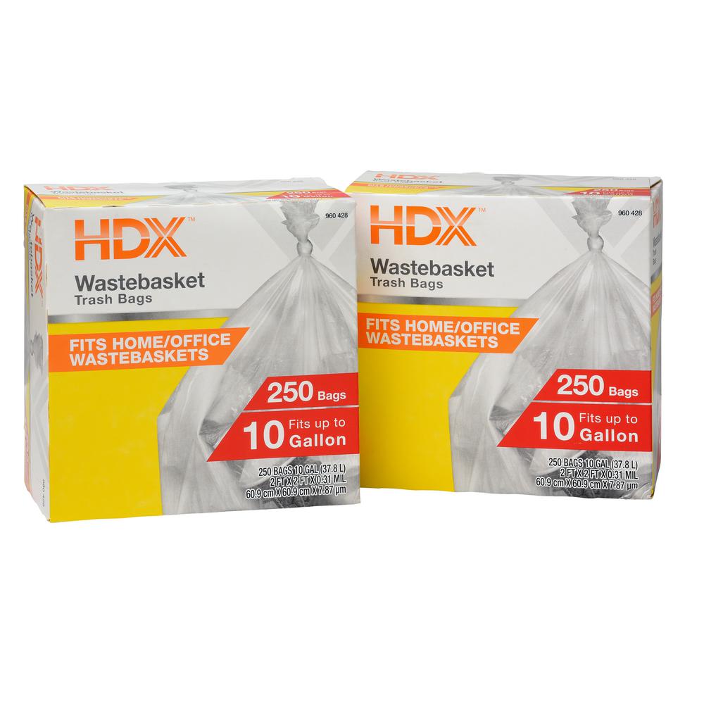 hdx garbage bags