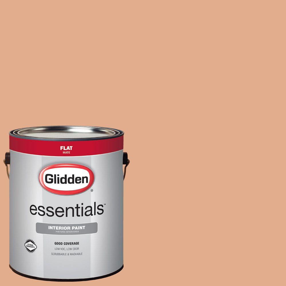 Glidden Essentials 1 Gal Hdgo24u Soft Copper Orange Flat Interior Hdgo24u Soft Copper Orange Flat Interior Paint