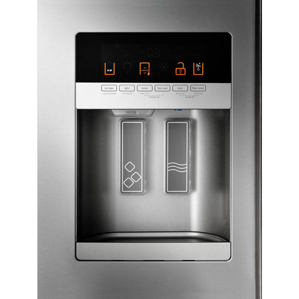 Maytag 25 Cu Ft French Door Refrigerator In Fingerprint Resistant Stainless Steel Mfi2570fez The Home Depot