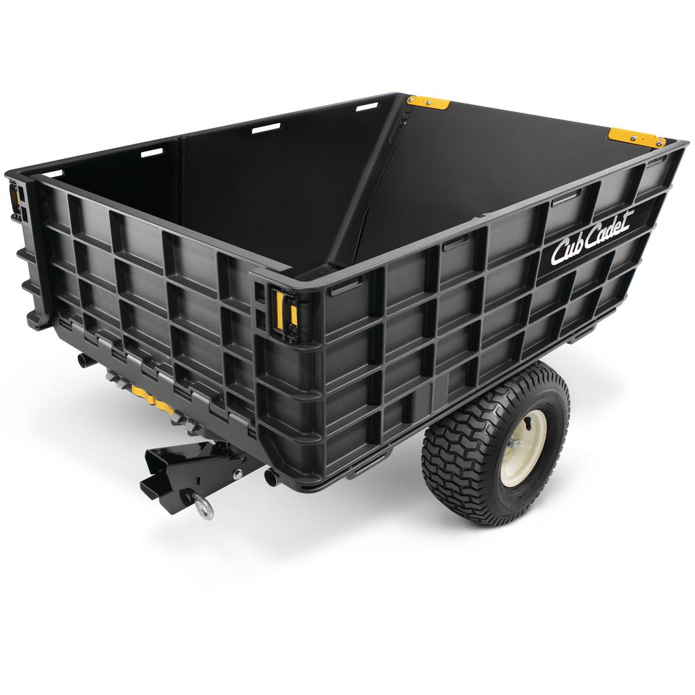 Cub Cadet Hauler 10 Cu Ft Tow Behind Dump Cart For Riding And Zero