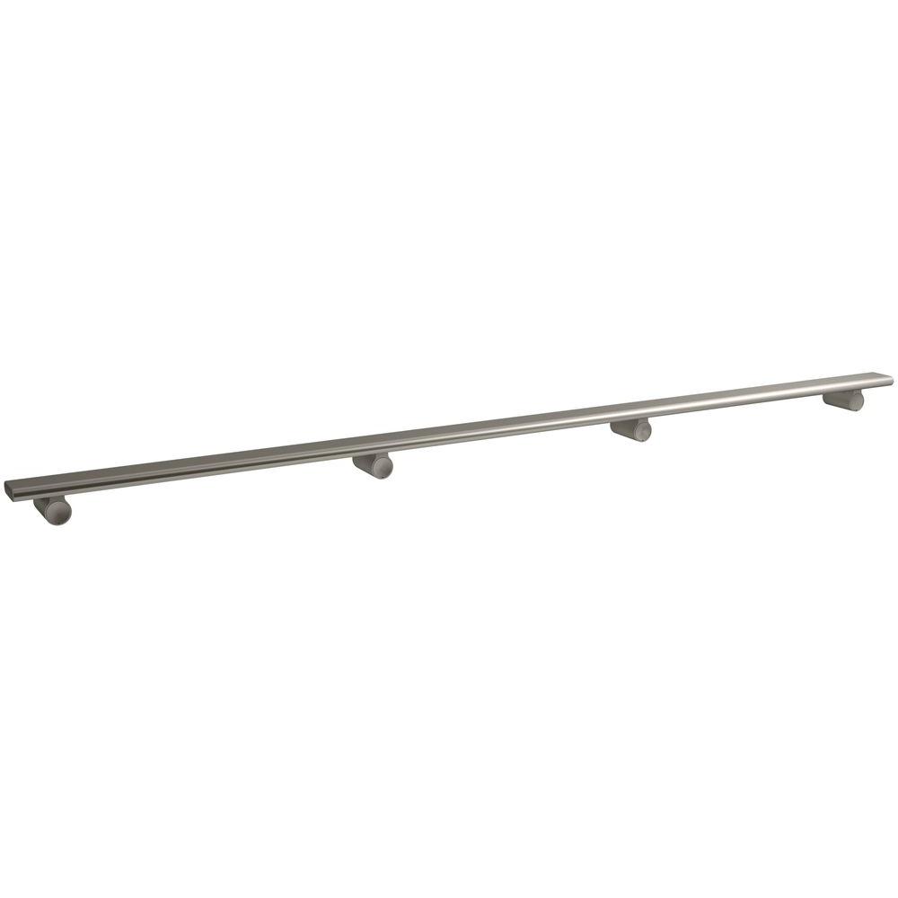 Kohler Cograph 54 In Shower Barre Anodized Brushed Nickel K Kohler Cograph 54 In Shower Barre Anodized Brushed Nickel