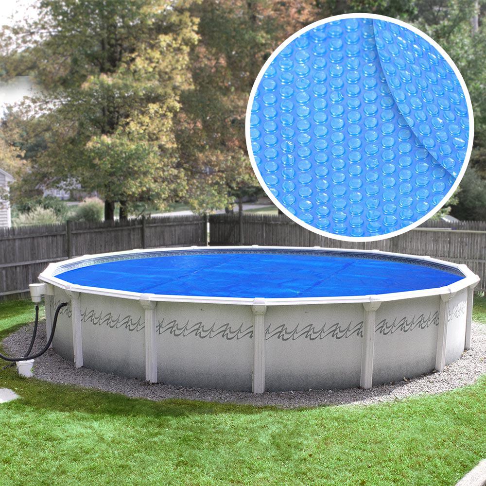 Robelle HeavyDuty 15 ft. Round Blue Solar Cover Pool Blanket15S8 BOX The Home Depot