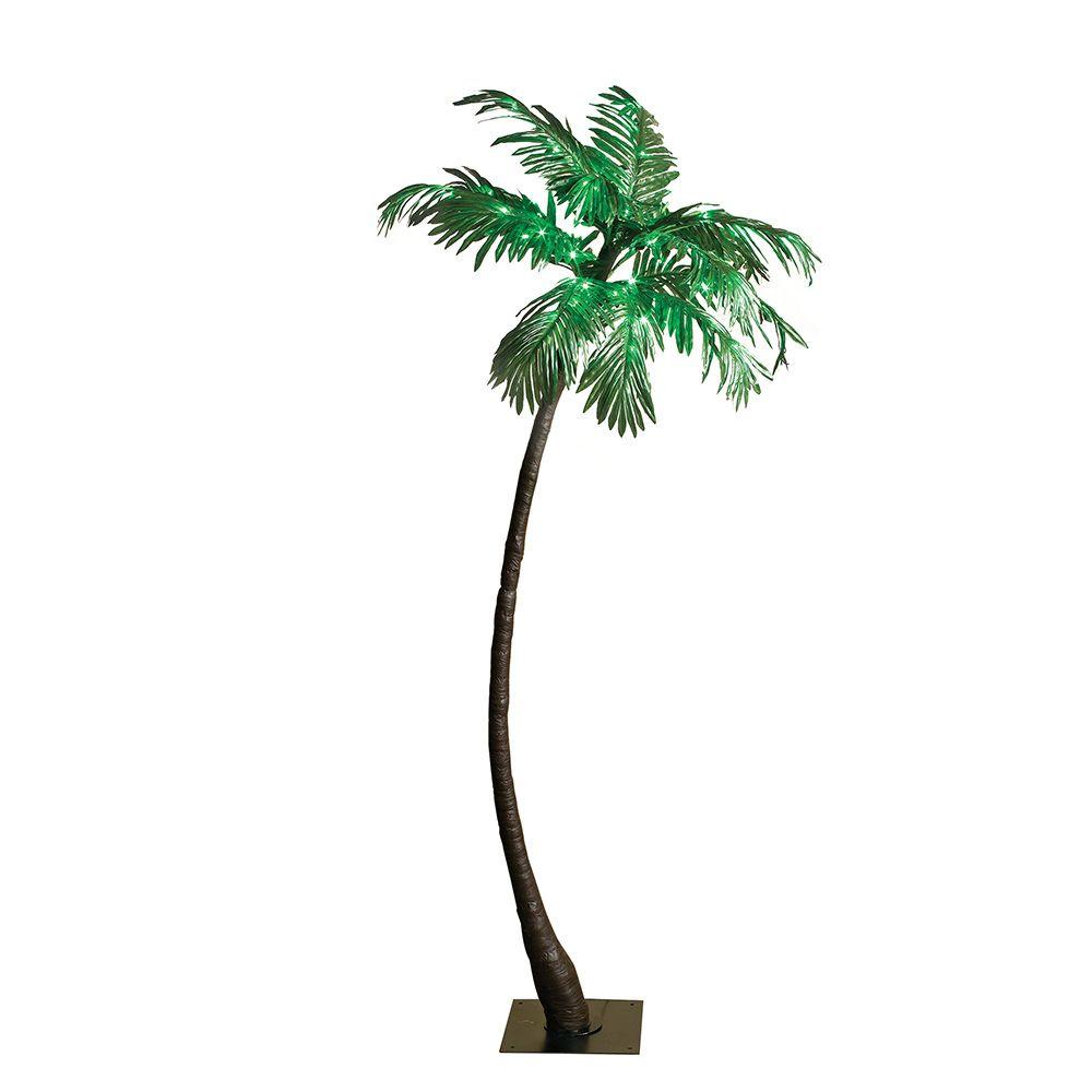Gerson 5 Ft Electric Green Palm Tree