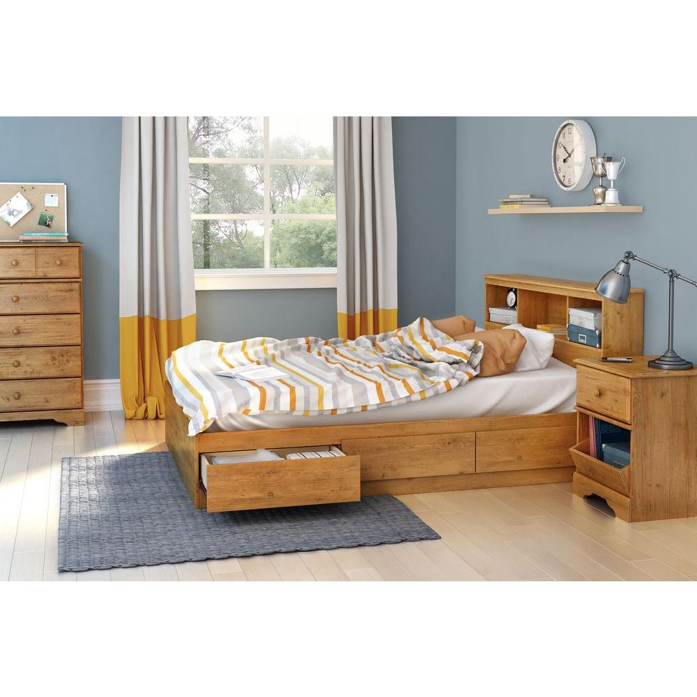South S Little Treasures 3 Drawer Country Pine Full Size Storage South S Little Treasures 3 Drawer Country Pine Full Size Storage Bed