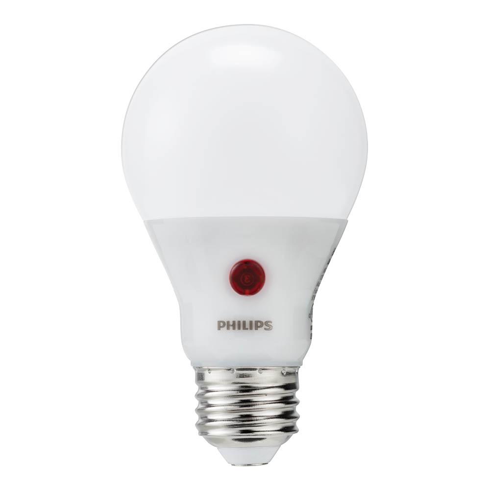 Dusk To Dawn Led Bulbs Light The Home Depot 60 Watt Equivalent A19 Dusk To Dawn Automatic On Off Energy Saving Led Light