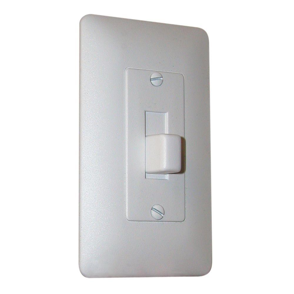 Taymac 1 Gang Toggle Wallplate Cover White Textured