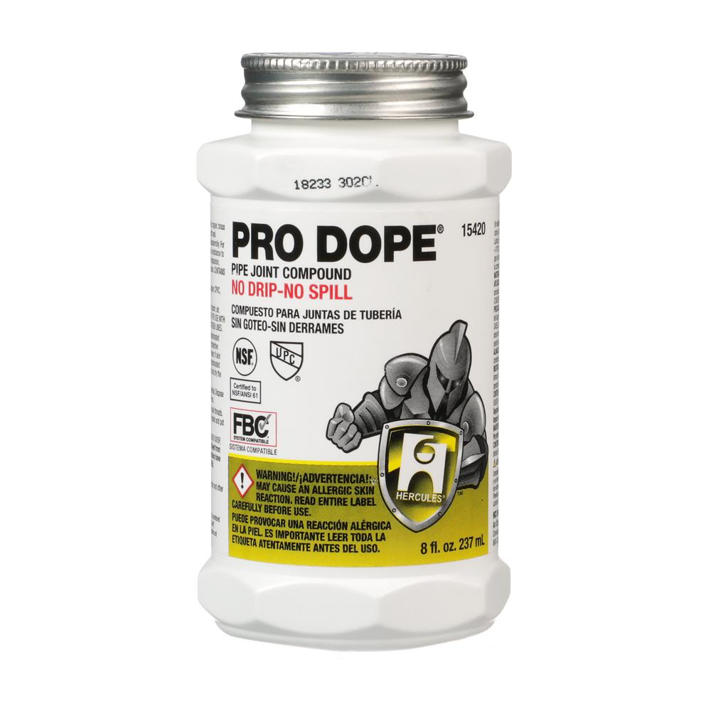 Oatey Pro Dope 8 Oz Pipe Joint Compound 154202 The Home Depot