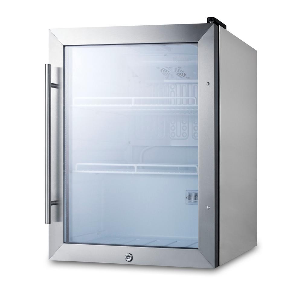 Summit Appliance Outdoor 19 in. 2.1 cu. ft. Refrigerator in Stainless