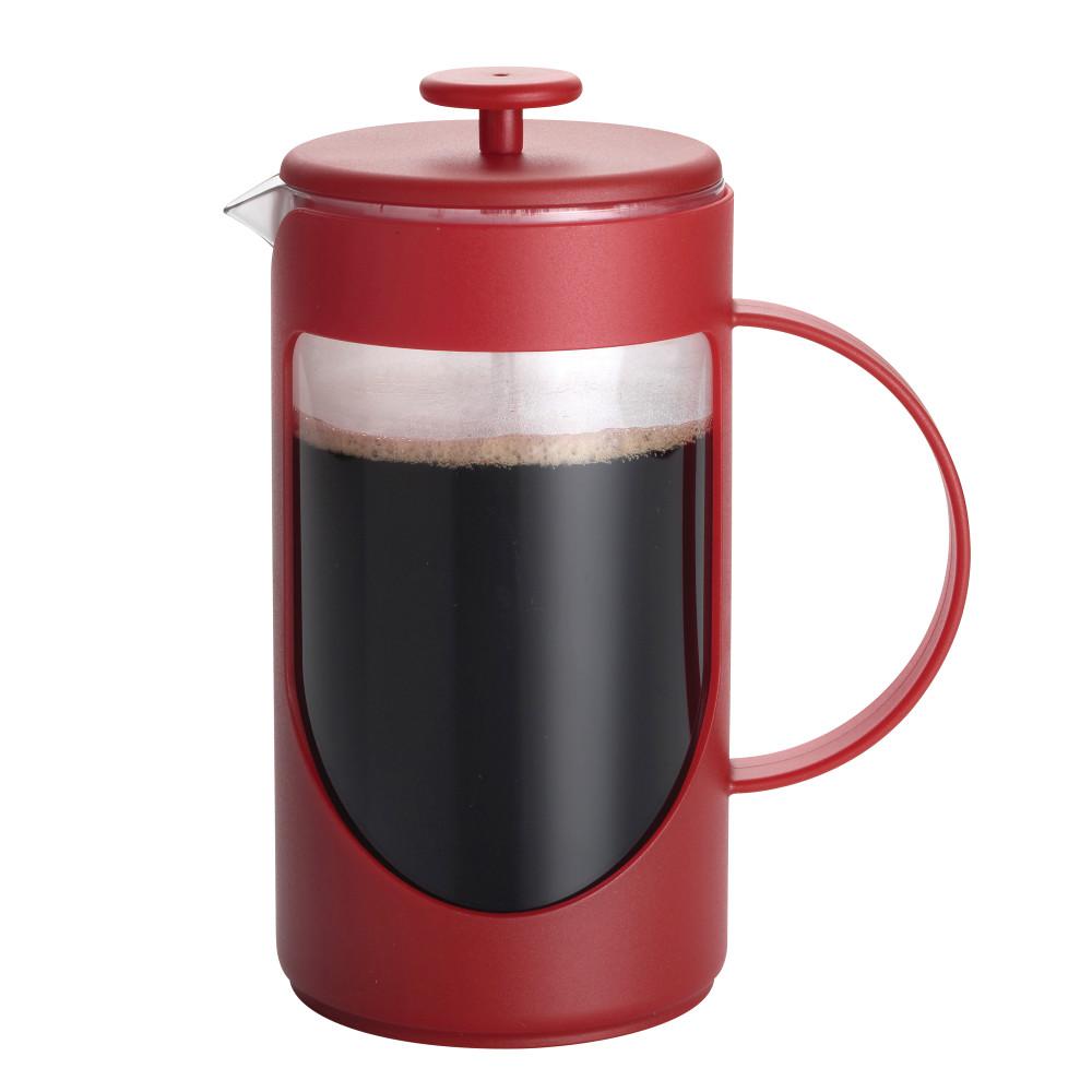 BonJour Ami-Matin 3-Cup French Press in Red-53194 - The Home Depot