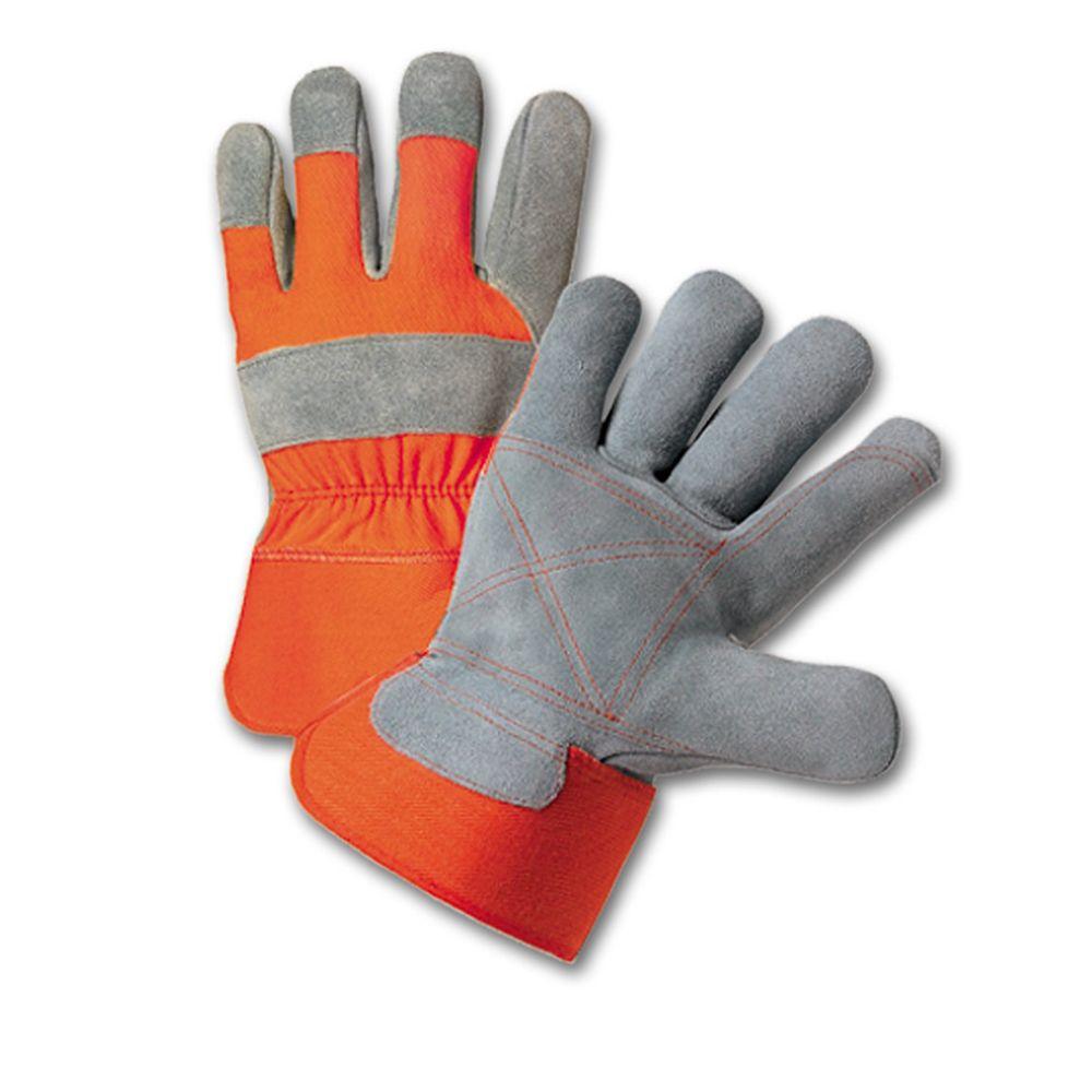 West Chester Large Split Cowhide Leather Palm Work Gloves by West Chester