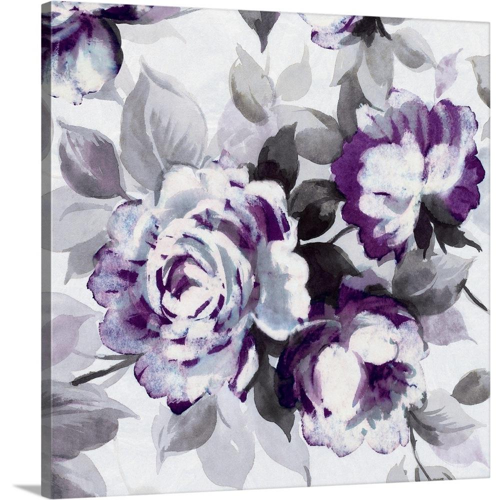 Scent Of Roses Plum Iii By Wild Apple Portfolio Canvas Wall Art