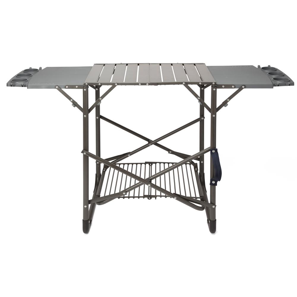 folding grilling table