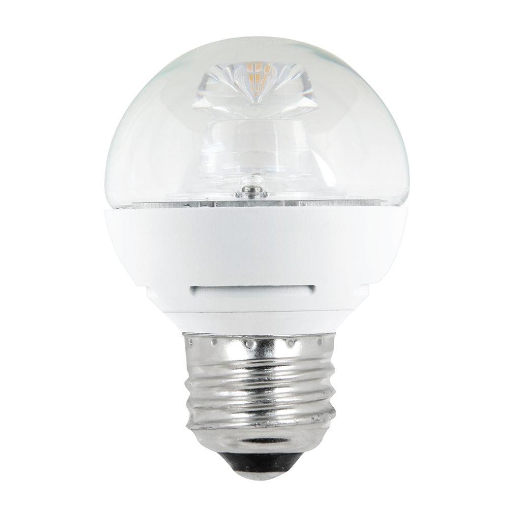 EcoSmart 60W Equivalent Soft White (2700K) G16.5 Medium Base Dimmable ...