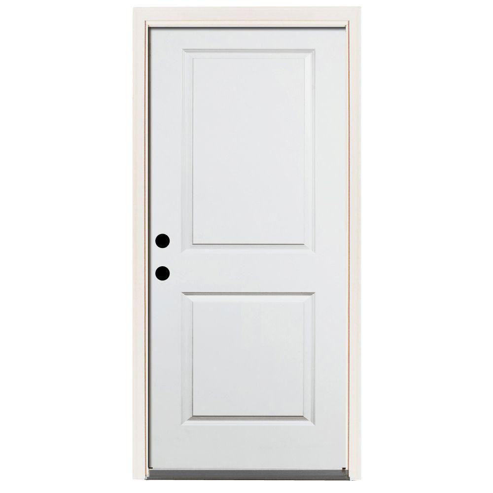 Steves Sons 36 In X 80 Premium 2 Panel Square Primed White Steves Sons 36 In X 80 Premium 2 Panel Square Primed