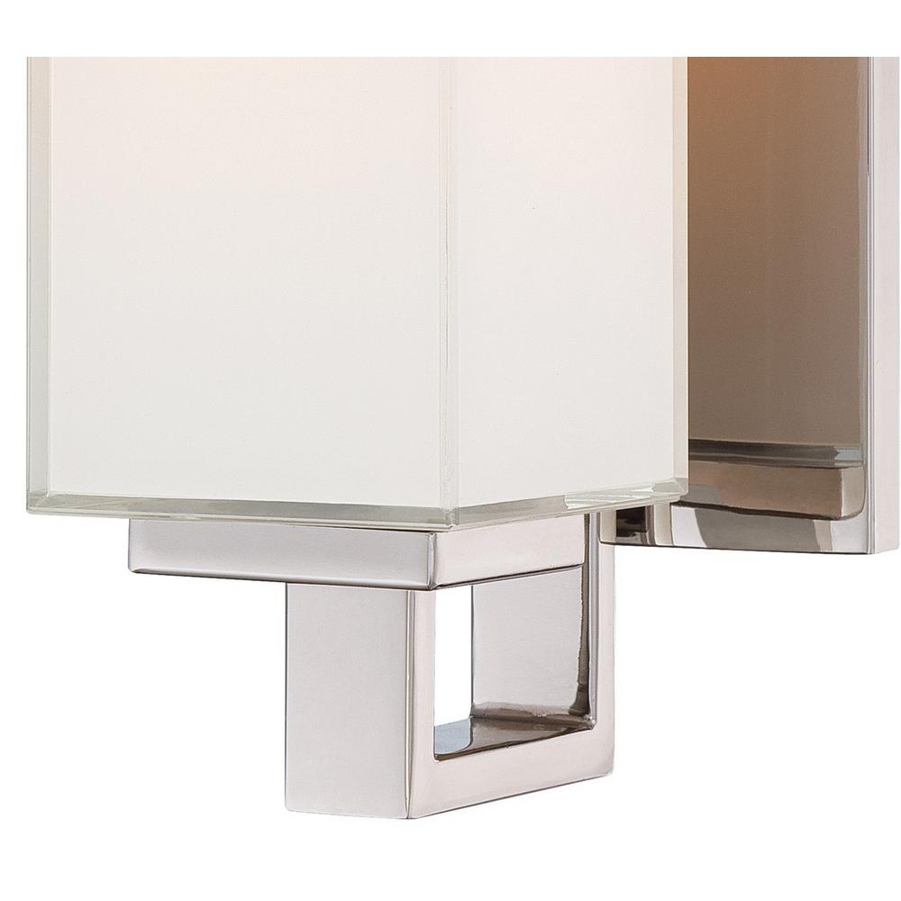 George Kovacs 1 Light Polished Nickel Wall Sconce P1702 613 The Home Depot - George Kovacs Wall Lights George Kovacs 1 Light Polished Nickel Wall Sconce P1702 613 The Home Depot - George Kovacs Wall Lights