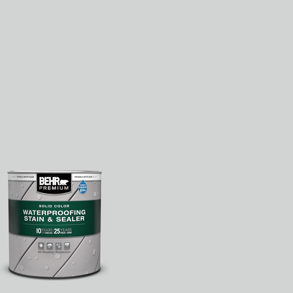 BEHR Premium 1 qt. 780E3 Sterling Solid Color Waterproofing Exterior
