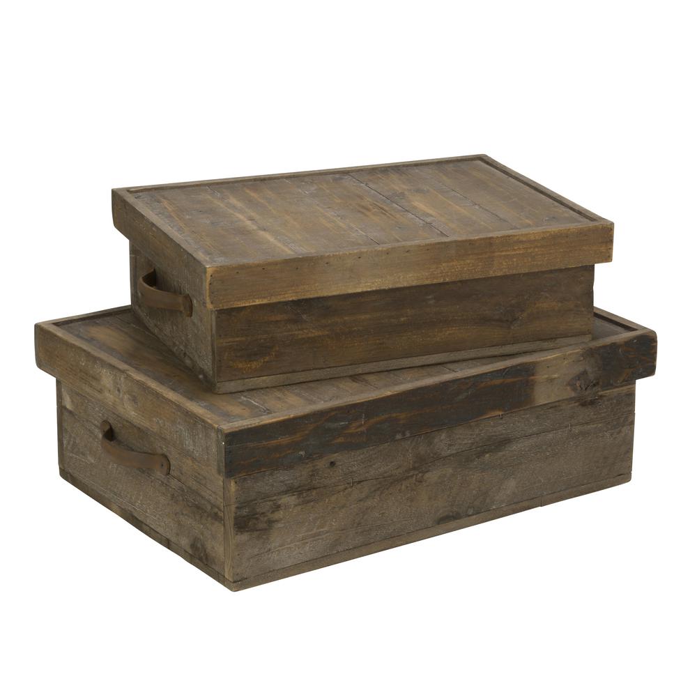 Tripar International Inc Rectangular Wood Decorative Storage Box