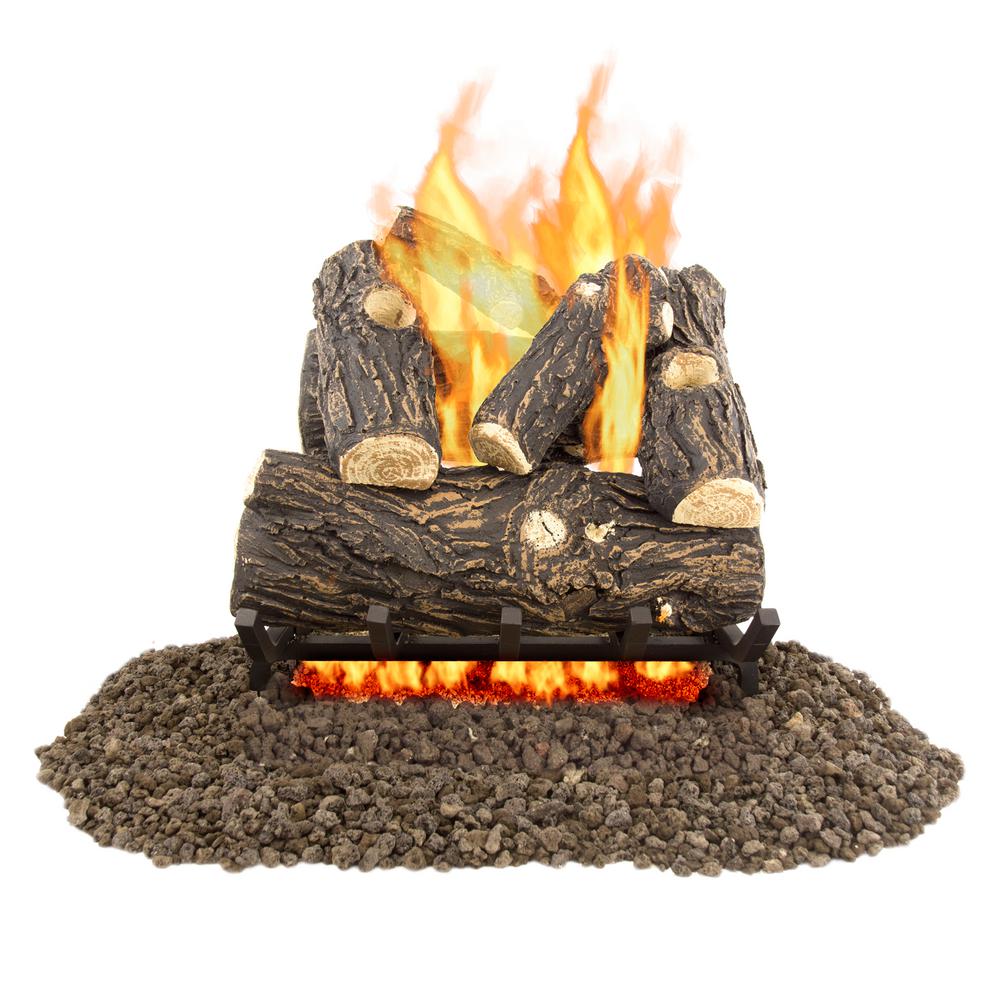 Pleasant Hearth 30 Willow Oak Vented Gas Log Set 65,000 BTUs