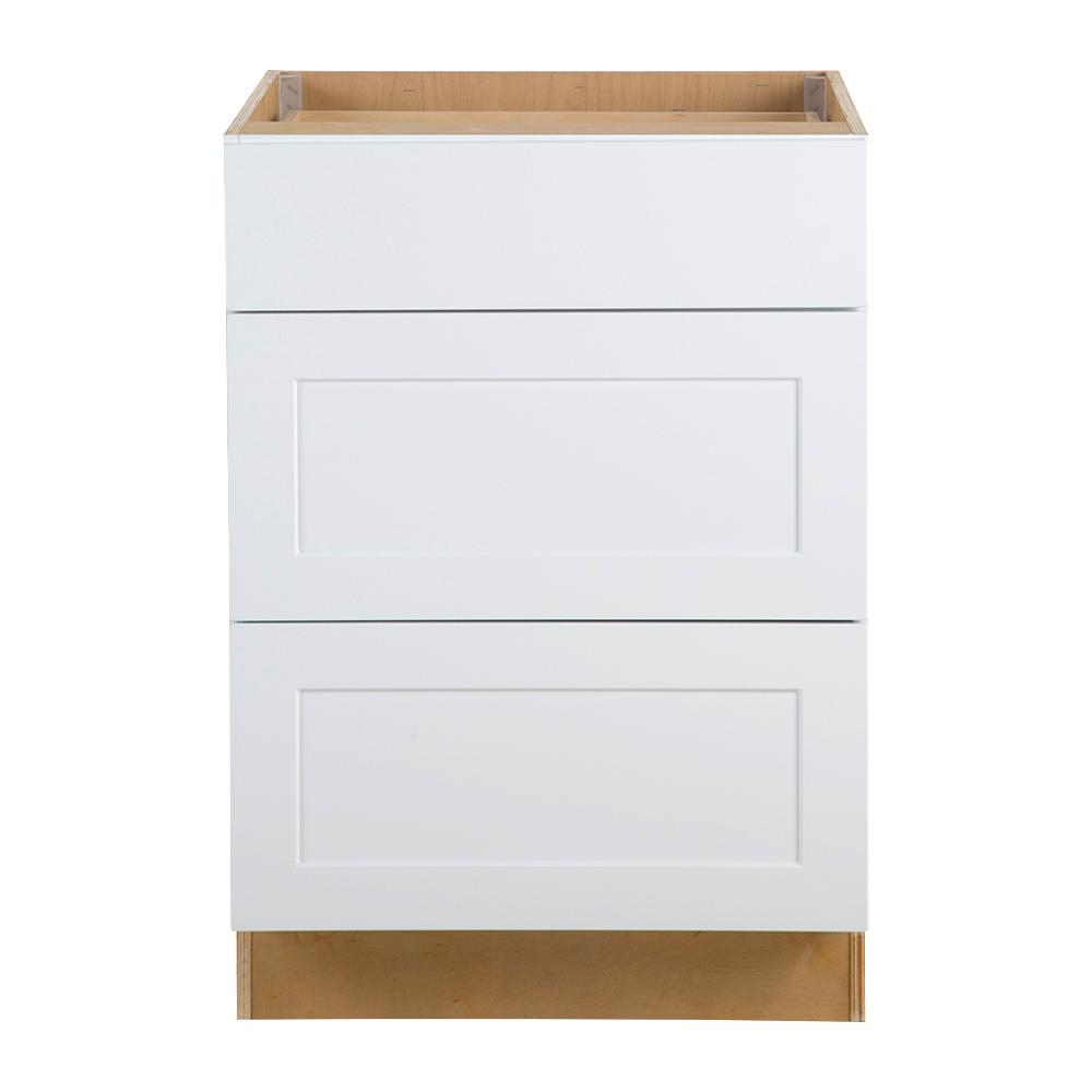 Hampton Bay Cambridge Embled 24x34 5x24 5 In Base Cabinet With 3 Hampton Bay Cambridge Embled 24x34 5x24 5 In Base Cabinet With 3