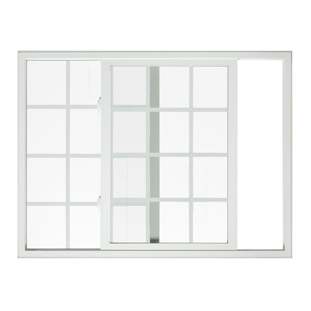 TAFCO WINDOWS 48 in. x 36 in. Utility RightHand Sliding Vinyl Window