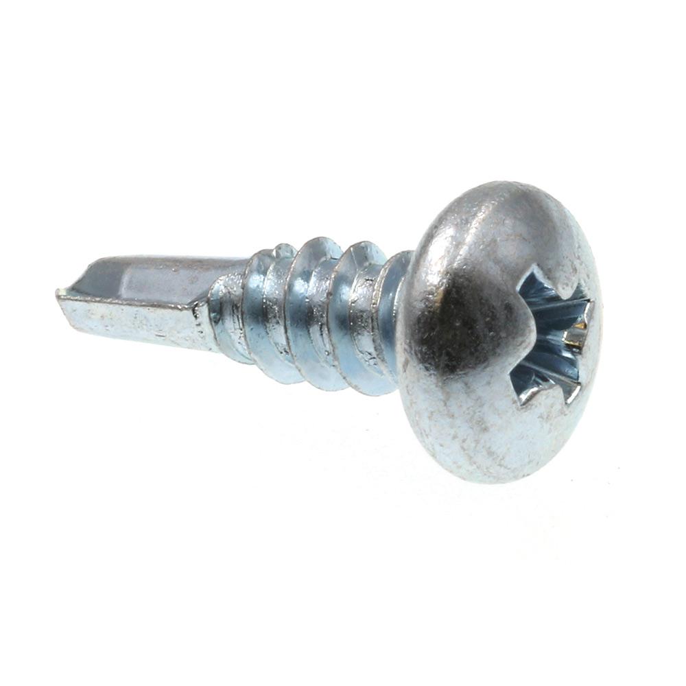 Stainless Steel Slotted Drive 500 Pcs self Tapping Metal Screws self Tapping Screws for Metal #10 x 5//8 Oval Head Sheet Metal Screws