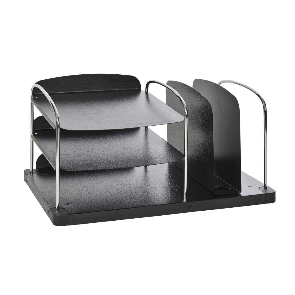Buddy Products Trio Combination Horizontal And Vertical Desktop