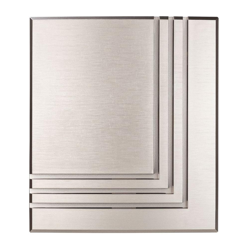 Hampton Bay Wireless or Wired Door Bell, Brushed Nickel by Hampton Bay