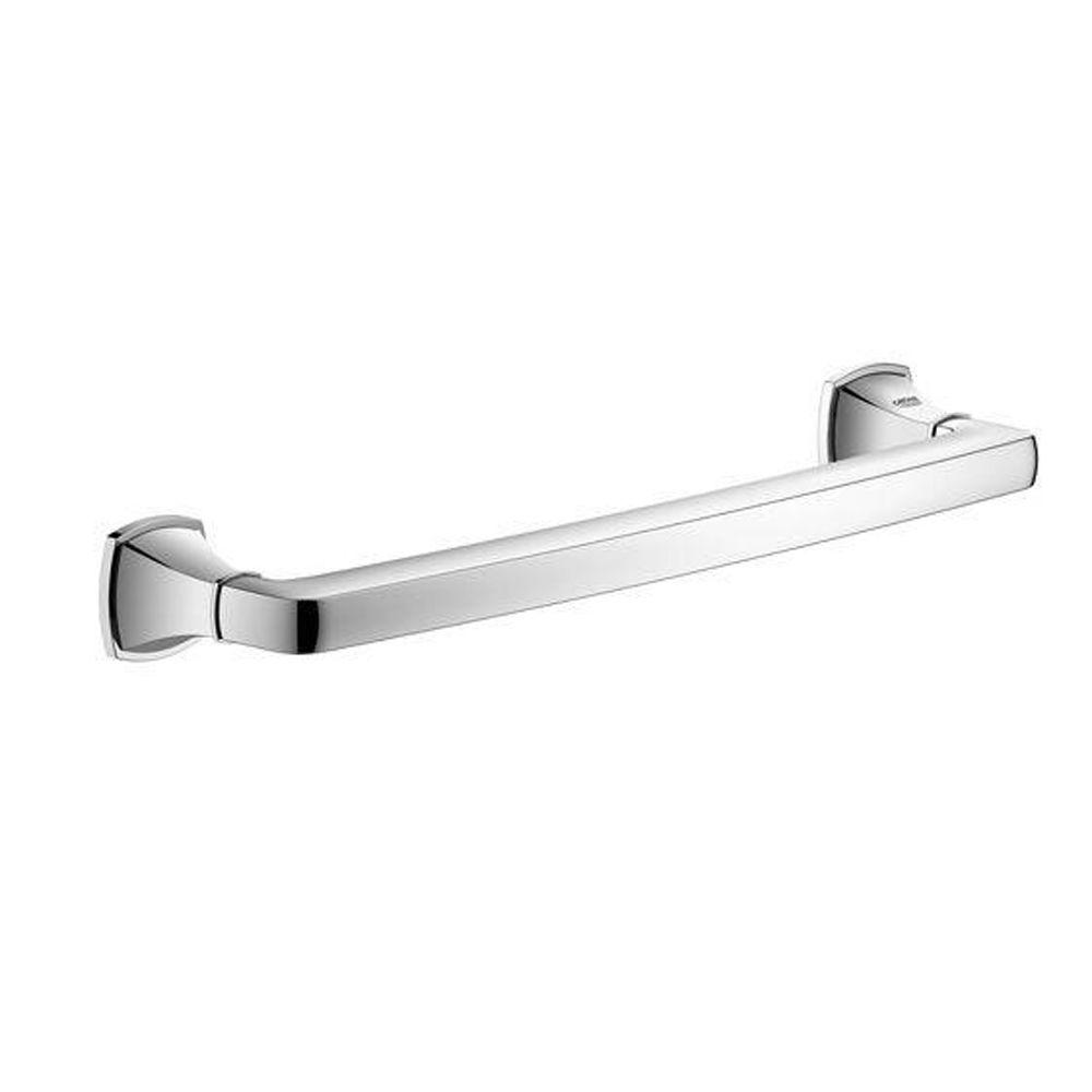 GROHE Grandera 15 in. Concealed Screw Grab Bar in StarLight Chrome